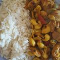 El cooksnap de Claire cuando hizo Pollo con anacardos y verduras.