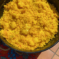 El cooksnap de mjmonseco cuando hizo Arroz meloso de sepia, cocochas de merluza y gamba roja.