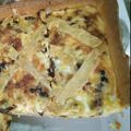 Cooksnap από Εύη Ντάφη στη συνταγή Quiche με μανιτάρια, καραμελωμένα κρεμμύδια και λαδοτύρι Μυτιλήνης