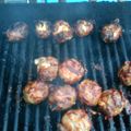 bone 's cooksnap of when they made Bacon wrapped cheese stuffed meatballs.