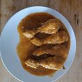 El cooksnap de Lucas Rodriguez cuando hizo Muslos de pollo en salsa de vino.