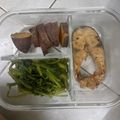 Cooksnap của Nguyen Nguyen khi họ làm theo món Cá hú áp chảo rau muống xào tỏi (Eat clean)