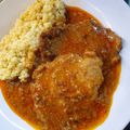 Melinda Márton Cooksnap-ja, amikor elkészítette a(z) Mustáros karaj tarhonyával receptet.