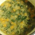 El cooksnap de Patricia Steckler Carp cuando hizo Sopa de espinaca con quinoa integral- vegano.
