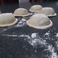 El cooksnap de Mayra Flores cuando hizo Masa para sorrentinos, ravioles o raviolones.