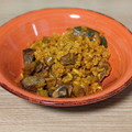 El cooksnap de Jesús Ruiz cuando hizo Arroz meloso de carrilleras al Oporto con surtido de setas.