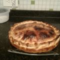El cooksnap de Marta Galeano cuando hizo Empanada gallega Riquísima.