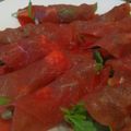 El cooksnap de Neus cuando hizo Carpaccio relleno.