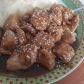 El cooksnap de Constanza Aracelli cuando hizo Pollo Teriyaki.