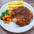 Cooksnap dari Dahniear N. Indriani untuk resep Crispy Chicken Steak with Mushroom Barbeque Sauce