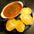 Neha Malhotra's cooksnap of when they made Chole Bhature.