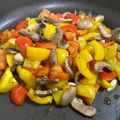 彤彤媽 的 蒜炒彩椒蘑菇 cooksnap