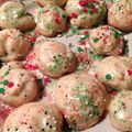 Cassie Blankenship's cooksnap of when they made Italian Christmas Cookies.