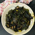 chaitali ghatak का कुकस्नैप जब उन्होंने चौलाई साग (लाल साग) बनाया था।