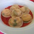 El cooksnap de Marisol Melgarejo cuando hizo Sorrentinos (pasta impresa).