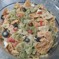 El cooksnap de Lavidaesmaravillosa. (Amparo) cuando hizo Ensalada de pasta (lazos)🍝.