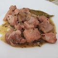 El cooksnap de Ana cuando hizo Muslos de pavo al limón.