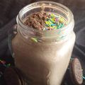 Heejal Pandya's cooksnap of when they made ઓરિઓ મિલ્ક શેક (Oreo Milk Shake Recipe In Gujarati).