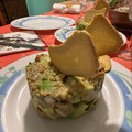 El cooksnap de deborahya cuando hizo Tartar de salmón y aguacate.
