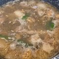 Cooksnap MocQue semasa beliau membuat Sup Daging Tetel (Lelemak).