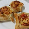 El cooksnap de Ana Laura Mata cuando hizo Canastitas de jamón y queso (al microondas).