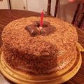 Misty Hastings's cooksnap of when they made butterfinger cake.