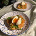El cooksnap de Irene-Guirao cuando hizo Tosta con aguacate y huevo poché.