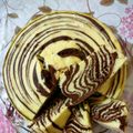 Cooksnap dari Santi Hardiyati untuk resep Bolu Kukus Zebra