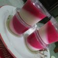 Cooksnap dari yuny ekawati untuk resep Puding buah naga susu 2 layer sederhana