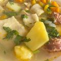 El cooksnap de Tania Aguilar Aedo cuando hizo Pantrucas o Pancutras tradicionales.