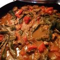 El cooksnap de Martha Mondragon cuando hizo Carne de res con rajas de poblano.