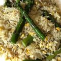 Cooksnap dari Leah Saklidudenov untuk resep Nasi Goreng Ayam - Asparagus