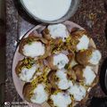 mitu madlani's cooksnap of when they made દહીં પૂરી (Dahi Poori Recipe In Gujarati).