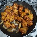 El cooksnap de Marian Rojas cuando hizo Pollo agridulce.