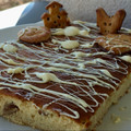 El cooksnap de Marieta cuando hizo Brownie de chocolate blanco o "blondie".