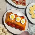 El cooksnap de Sonia Toral Prado cuando hizo Pastel frío de salmón ahumado.