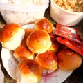 Hadia Anwar 's cooksnap of when they made Chicken filled buns.