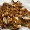 El cooksnap de Berny Crespo cuando hizo Calamares con almejas 🦑.