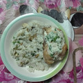 El cooksnap de Fernanda Aldana cuando hizo Risotto con setas.