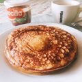 El cooksnap de ChikiTiki cuando hizo Tortitas de avena con naranja y chocolate negro 🍊🍫🥞.