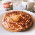 El cooksnap de ChikiTiki cuando hizo Tortitas de avena con naranja y chocolate negro 🍊🍫🥞.