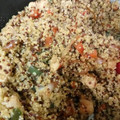 El cooksnap de Eva Maria cuando hizo Quinoa con pollo, soja y miel.