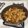 David Conforti's cooksnap of when they made Onion and Mushrooms.