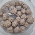 Cooksnap dari Diajenk Sawitri untuk resep Bakso Sapi Mix Ayam Komplit (Bakso Halus,isi telur, Mercon)
