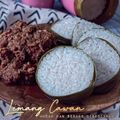 Cooksnap Aznie Khasri semasa beliau membuat Lemang Cawan Air Fryer [versi bakar].
