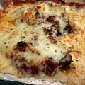 arojas921's cooksnap of when they made Pizza stuffed chicken.