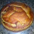 El cooksnap de Mabel Cimino cuando hizo Chocoflan.