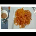 Sehrish Siddiq's cooksnap of when they made Jalebi.