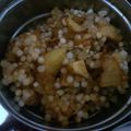 Ruhi Jha 's cooksnap of when they made Sabudana khichdi.