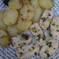 El cooksnap de Emar cuando hizo Merluza con patatas en airfryer.